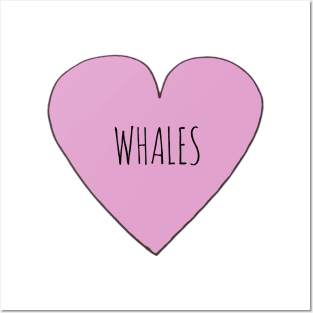 WHALE LOVE Posters and Art